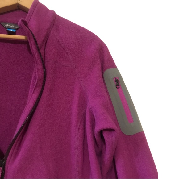 Eddie Bauer Dark Purple Fleece - Picture 3 of 4